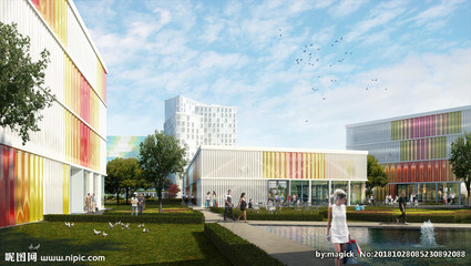 章丘商貿體-廣場圖片